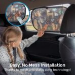 Enovoe 2 Pack Animals Cartoon Car Window Sun Shades for Kids - 21x14 Inches - Baby Sun Shades - Glare and UV Rays Protection Car Window Shades, Suitable for SUVs, Minivans and Full Size Cars - Image 4
