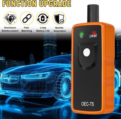 Universal TPMS Relearn Tool, TPMS Relearn Tool Tire Sensor, Auto Tire Pressure Monitor Sensor Activation Reset Tool, OEC-T5 for GM Buick Chevy Series Vehicles - Image 6