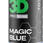 3D Magic Blue Tire Shine Spray - Water Resistant High Gloss Tire & Trim Dressing | Long Lasting Protection | No Sling, No Run Formula | Made in USA |16 oz