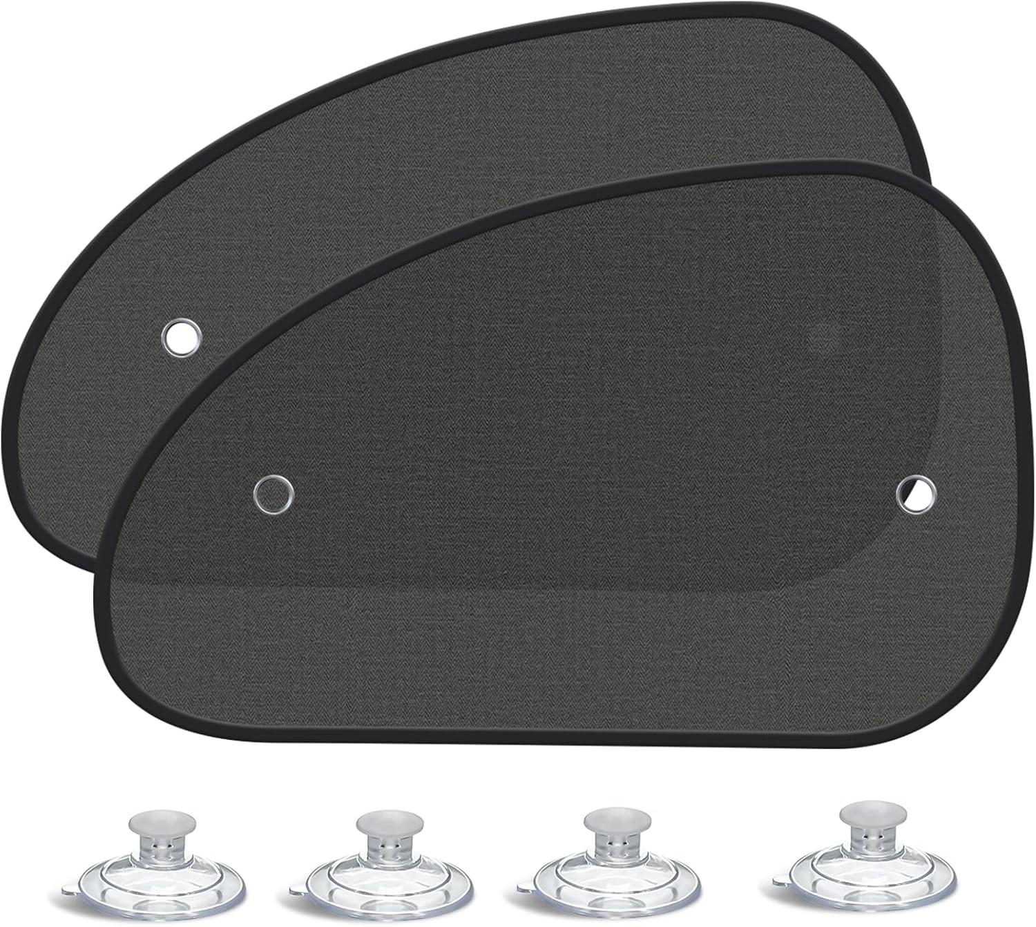 71HKVhsc2iL._AC_SL1500_.jpg 2026 New Upgrade Car Window Shades for Side Window 25"X15"(2 Pack),Car Window Shade for Baby Suction Cup,Sun Shade Side Window Can Blocks 99.98% UVR - Image 1