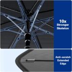 2026 Windshield Sun Shade Umbrella, Foldable Car Umbrella Sunshade with UV Block Car Front Window (Heat Insulation Protection) for Auto Windshield Covers Trucks Cars (Large) - Image 6