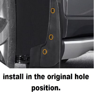 Frontier 2005-2022 2023 Pickup Mud Flaps - All Weather Splash Guards Front & Rear Set of 4 - Image 2