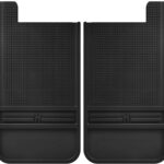 Husky Liners Universal Muddog Mud Flaps | Rubber Rear Mud Flaps - 12" w/o Weight - Black | 55100, 12" X 22" (See Below for Vehicle fitments)