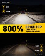 AUXITO 9005 Bulbs 30000LM 800% Ultra Brightness 9005 Fog Light 6500K with Cooling Fan, Real 1:1 Design HB3 Fog Light Bulbs Plug-N-Play, Pack of 2 - Image 2