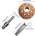 53Pcs Tire Patch Kit Heavy Duty, Tire Repair Tools 42 mm Tungsten Steel Buffing Wheel with 32/42/58mm Tire Patches, Inner Liner Scraper, Tire Patch Roller for Car Motorcycle Bike tractors Grinding - Image 2