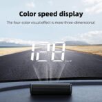 Heads up Display for Cars Car HUD M4, Digital Speedometer for Car OBD2 Speedometer with Speed, Voltage, Water Temperature, etc., Suitable for Some Vehicles' speedometers after 2009 - Image 3