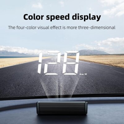 Heads up Display for Cars Car HUD M4, Digital Speedometer for Car OBD2 Speedometer with Speed, Voltage, Water Temperature, etc., Suitable for Some Vehicles' speedometers after 2009 - Image 3