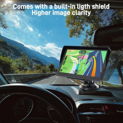 GPS Navigator for Car and Truck, 7 Inch Touchscreen, 2026 North America Maps, Voice Guidance, Speed Limit Warning, USB Connectivity - Image 3