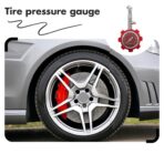 Heavy Duty Metal Tire Pressure Gauge Digital Measurement Tool for Cars Trucks Bikes with High Accuracy Air Pressure Monitoring - Image 7
