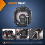 Nilight Fog Lights Assembly Compatible with 2005 2006 2007 2008 2009 2010 Dodge Grand Caravan Challenger Charger Caliber Nitro Avenger Chrysler Town & Country Pacifica Jeep Patriot - Image 3