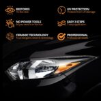 CERAKOTE® Ceramic Headlight Restoration Kit – Guaranteed To Last As Long As You Own Your Vehicle – Brings Headlights Back to Like New Condition - No Power Tools Required - 10 Wipe Kit - Image 3