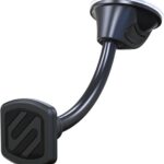 Scosche MAGWDMB MagicMount Flex Neck Suction Cup Car Phone Mount for Dashboard/Windshield, 360° Adjustable Magnetic Head, Universal Cell Phone Holder Compatible with iPhone, Samsung & All Devices