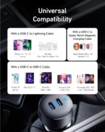 Anker USB C Car Charger, 40W 2-Port PowerIQ 3.0 Type C Adapter, iPhone 17 Car Charger, PowerDrive III Duo with Power Delivery for iPhone 17/17 Pro Max/16/15/14 Series, Galaxy S24/23,AirPods and More - Image 6