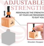 Belle La Vie Car Air Fresheners Gift Set | Luxury Perfume-Inspired Car Air Freshener for Women | Strong and Sophisticated Car Scents for Women | Refillable Essential Oil Infused Car Cologne by Perfa - Image 6