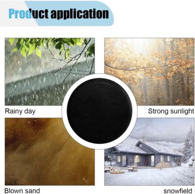 Spare Tire Cover, Universal Fit for Trailer, RV, SUV, Truck and Many Vehicle, Waterproof & Dust-Proof PVC Leather Tire Wheel Soft Cover, 25-27 Inch Weatherproof Tire Protector (14 inch) - Image 5