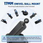 EWAY for Garmin GPS Mount w/Telescopic Extension Arm, Replacement Dash Ball Mount Holder for Dashboard Windshield Windscreen for Garmin Nuvi RV Dezl Drive Drivesmart Zumo Driveassist DriveLuxe - Image 6