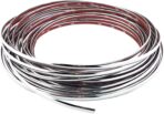 Lunsom Custom Most Chrome Plated Decoration Trim Strip Line, Car Door Fender Interior DIY Moulding Trimming Strip for Most Vehicle (12M x 6MM)