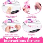 2 Sheets Cherry Blossom Car Decal, Cherry Blossom Vinyl Car Sticker Scratches Stickers Cars Decoration Vinyl Waterproof Sticker Flower Decals for Cars, Laptop, Wall, Window, Luggage and Bumper - Image 3