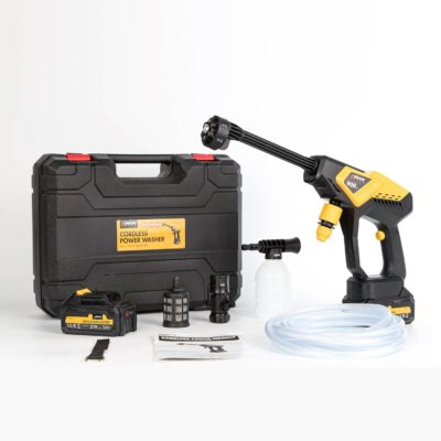 Wagan EL6312 Cordless Power Pressure Washer with 6-in-1 Long Nozzle 970PSI Portable Power Washer with 2 Rechargeable 3.0Ah Batteries Using for Car, Garden, Floor Cleaning - Image 6