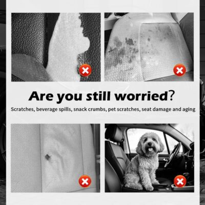 Plush Car Seat Covers with Side Pockets,Warm & Breathable Car Back Seat Cover for Cars Seats Protection,All-Season Anti-Slip Back Seats Cover for Cars Interior Accessories - Image 4