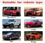 6 Layers Car Cover Waterproof All Weather, Heavy Duty Outdoor Car Cover Universal Fit Sedan Honda Civic,Ford Mustang,Chevrolet Camaro,Toyota Corolla etc.(Grey, 3L+ Sedan Length (180" to 194")) - Image 5