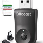 OTTOCAST Mini 2025 Wireless CarPlay & Android Auto 2-in-1 Adapter, Plug & Play, 5GHz WiFi, Auto Connect for iPhone & Android, Fits 98%+ OEM Wired CarPlay Cars