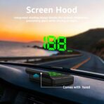 Heads up Display for Cars,Car HUD,Head up Display for Car,Digital GPS HUD Speedometer,USB Cable Plug and Play,Automatic Brightness Adjustment,Large Font Display - Image 2