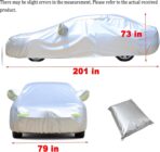 16-Layer Waterproof All-Weather SUV Car Cover Heavy Duty Full Exterior Protection Universally Fit fit Ford Explorer Toyota Highlander Kia Telluride Palisade Pilot Dodge Durango GMC Acadia etc - Image 4
