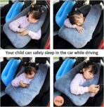 Travel Pillow Cushion for The Back Seat of Car Car Pillow for Kids A Sleeping Artifact Suitable for Long-Distance Travel of Adults and Children Travel Pillow for Kids Pink - Image 6