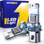 AUTOONE 9004 Bulb, 9 Times Brighter 36000LM 9004 HB1 Bulb, 3 Min Quick Install, 20 Years Lifespan, No Flicker