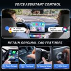 CarlinKit CarPlay Ai Box Magic Box Android 13.0 System Wireless CarPlay Adapter Android Auto Support Netflix YouTube Google GPS+Glonass 4GNetwork.for iPhone & Android Phone,Wired to Wireless,8GB+128GB - Image 7
