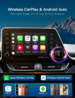 2026 Wireless CarPlay Adapter, 2in1 Mini CarPlay Wired to Wireless with Fast Stable Connection, Plug and Play, Zero Delay Car Play for iPhone iOS 10+, Android 11+ - Image 7