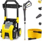 Kärcher Electric Pressure Washer K1800PS, CETA Certified, 3 Spray Nozzles, Detergent Tank, for Cars, Driveways, Siding, Patios, 1.2 GPM