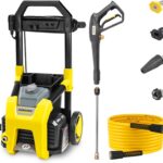 Kärcher Electric Pressure Washer K1800PS, CETA Certified, 3 Spray Nozzles, Detergent Tank, for Cars, Driveways, Siding, Patios, 1.2 GPM