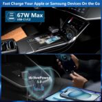 USB C Car Charger, Rombica 2Pack 3-Port 67W Dual PD USB-C&USB-A Car Power Cigarette Lighter USB Charger 3 in 1 PD/QC Type C Fast Car Charge for iPhone 17 17 Pro Max 16 15 14 13 12/Galaxy S26 S25/Pixel - Image 6