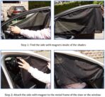 Aokway Car Side Window Sunshades, Driver Car Window Screen Mesh, Universal Fit for Camping and UV Protection (Black, Front Side 2pcs) - Image 5