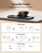 Belkin USB C Car Charger 75W w/ 30in Retractable USB C Cable - iPhone Charger, Compatible with iPhone 17 & 16 Series, Galaxy S25 Series, AirPods, Tablet, MacBook, Chromebook, etc. - Travel Essentials - Image 3