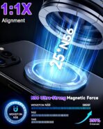 for Magsafe Car Mount Charger, 15W Fast Charging Wireless Car Charger [120LBS Suction &3800gf Magnet] 780° Adjustable, Vacuum Magnetic Phone Holder for Your Car for iPhone & Android, Metal Stand Rotor - Image 5