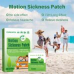 (2026 New) Motion Sickness Patches Non-Drowsy, 100% Natural Motion Sickness Patch(Efficient– Lasts 72 Hours)-for Car Airplane Ship Altitude Sickness(Travel Essentials)-for Adults and Kids(24 Count) - Image 3