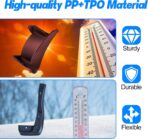 BDFHYK Mud Flaps Splash Guards Front & Rear Side Mud Guards PP and TPO Material Compatible with Honda Accord 2016-2017 9th gen with Easy to Clean Fender Flares 4 PCS - Image 7