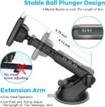 APPS2Car 3-in-1 Car Phone Mount Magnetic Dashboard Windshield Air Vent Mount Phone Holder for Car Universal Car Phone Holder with Powerful Suction Cup Built-in Strong 6 Magnets for All CellPhones - Image 7