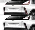 BOGAR TECH DESIGNS Full Headlight Taillight Tint Kit Compatible with Cadillac Lyriq 2023-2025, Dark Smoke - Image 4