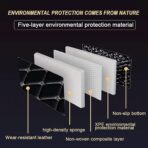 Car Leather Boot Liner Mats for VW Golf 7 /GTI R Mk7 Hatchback Hatch 2013-2018, Anti-Slip Boot Mats Rear Trunk Mats Cargo Tray Waterproof Protector Interior Accessories - Image 7