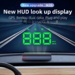 Heads up Display for Cars,Car HUD Head up Display W2S,Speedometer for Car,Digital Speedometer for Car Plug and Play,Speedometer with Overspeed Alarm,Automatic Brightness Adjustment,LED Large Font - Image 2