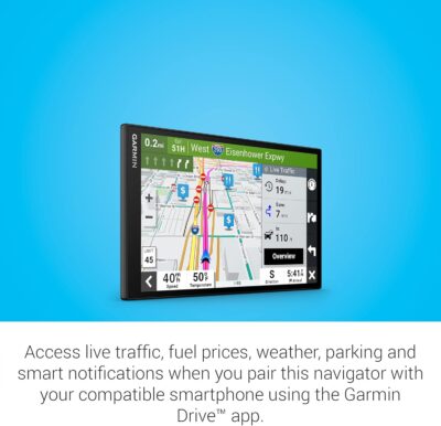 Garmin DriveSmart 86, 8-inch Car GPS Navigator with Bright, Crisp High-Resolution Maps and Garmin Voice Assist - Image 6