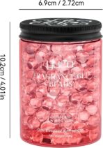 Fragrance Gel Beads Superior Aroma Air Freshener, Eliminates Odors in Cars, Offices, Pet Areas, Cabinets, Plant Based, 200g, Pack of 1, Jasimine and Lily of the Valley - Image 3