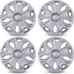 Hubcap Wheel Covers for 2015-2026 Ford Transit 150 250 350 350HD ABS Hubcap Replacement Set of 4, 16 inch Sliver - Image 9