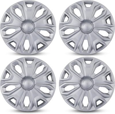 Hubcap Wheel Covers for 2015-2026 Ford Transit 150 250 350 350HD ABS Hubcap Replacement Set of 4, 16 inch Sliver - Image 9