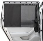 Car Window Shades, [2025 Updated] 2 Pack Car Sun Shade for Baby, Double Layer & Fully Open, Magnetic Back Window Curtain, Sun Shade Covers Privacy Screen