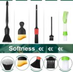 Car Interior Duster Detail Brushes, Soft Bristles Brush Car Accessories for Cleaning Dashboard Air Vent Crevice, Detailing Dusting Tool Kit for Auto Truck SUV RV - Image 2